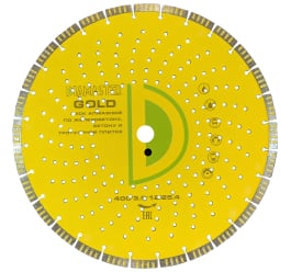 Диск алмазный сегментный по железобетону DIAMASTER GOLDEN TYPE 400*25,4