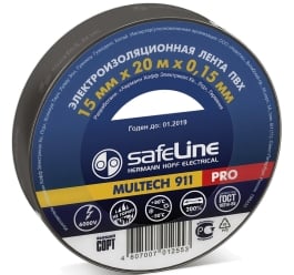 Изолента Safeline Multech 911 PRO 19/20 чёрный