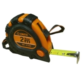 Рулетка 2м х 16мм (обрезин) ONYX (MT-2163)