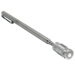 Указка магнитная телескопическая Кобальт, 190-557 мм, до 2,3 кг, led фонарик