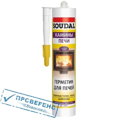 Герметик для печей SOUDAL (чёрный)