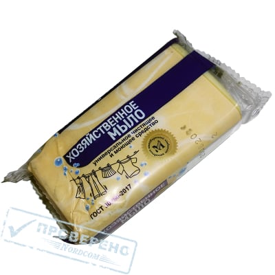 Мыло хозяйственное твёрдое 72% 100 гр