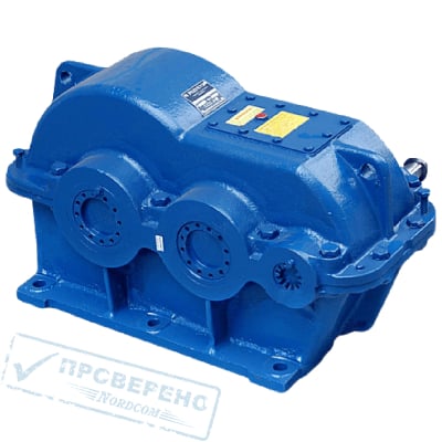 Редуктор РЦД-250-40-22 - Валы: вх. конус + вых. цил.